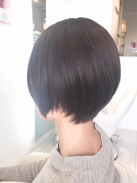 ヘアーメイク クルミネ(Hair Make CULMINE) 前下がりショートボブ、オージュアトリートメントでさらツヤに☆
