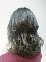 エイクス ヘア デザイン×美髪クリニック 千葉(AQs hair design)&nbsp;アディクシーサファイアカラー×ミディ