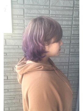 サムブリッジ(SOMEBRIDGE) ★大人ミディアムボブのユニコーンカラー★【SOMEBRIDGE亀有】