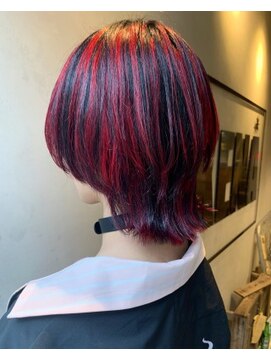 ジーナ(XENA) 赤メッシュ