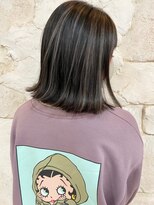 アルピナ 菅谷店(alpina)&nbsp;ハイライト☆きりっぱなしボブ