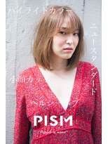 ピズム(PISM) ヘルシー小顔ボブ/ハイライトカラー
