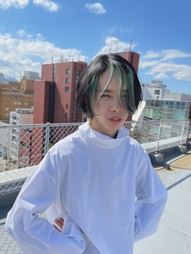 グラフィーサッポロ(Graphy sapporo) メンズミディアム×ポイントカラー