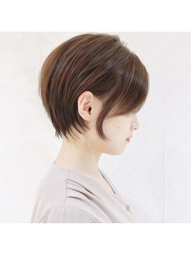 ロンド ストラーダ 心斎橋(Lond strada) ショート×ハイライト白髪ぼかし×シルキーベージュ[心斎橋]