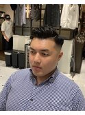 【LUDLOW BLUNT】七三分け サイドパート フェード パーマ