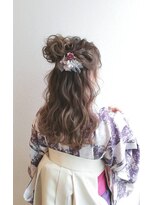 ヘアメイクサロン シャルメ(Hair Make Salon CHARMER) 二次会やパーティーにも可愛いハーフアップ