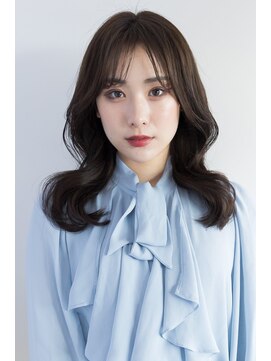 ヴィーヴォ 天六店(VIVO) 【VIVO】くびれヘア 韓国ヘアシースルーバング ダークグレージュ