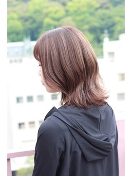 ビアージュ(Viage) #韓国 #ハイライト #ベージュ #アッシュ #外はね #くびれヘア