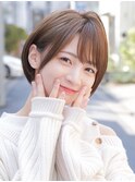 20代30代40代◎小顔ショートボブチョコレートカラー新宿代々木