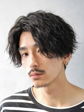 フィフス トウキョウ (fifth TOKYO) センターパートメンズパーマツイストスパイラルパーマメンズヘア
