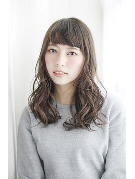 シュシュット(chouchoute) 韓国ボブレイヤーロンググレーベージュ黒髪質改善前髪パーマ/079