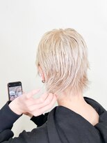 オブヘアーギンザ(Of HAIR GINZA) 抜きっぱなしブロンド×ショートヘア