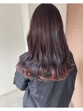 ヘアースペースブルーム プリュス 石橋店(HAIR SPACE BLOOM plus) 石橋阪大前/ピンクカラー/酸性ストレート/縮毛矯正