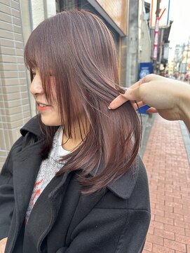 メール(mer) レイヤーとレッドブラウン