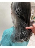 シルバーインナーカラー/グレージュカラー/グレーベージュ