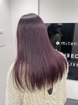 ジエクト 本店(The Ect) ○ワインレッド-ブリーチあり-