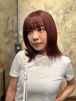 ヒカリスヘアー 吹田店 ボルドーカラー