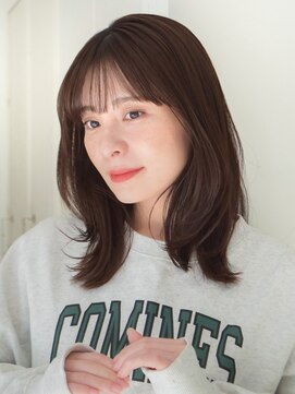 ガーデンヨコハマエスト(GARDEN YOKOHAMA est) こなれミディ　レイヤー　イメチェン　前髪　グレージュ