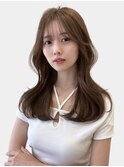 美髪/エアリーロング/ピンクブラウン/韓国ヘア/前髪/15
