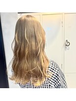 ビス リアン 川口店(Vis lien) 10代20代★大人かわいいダブルカラーブリーチミルクティーカラー