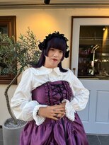 ルート(root)&nbsp;ダブルカラー/ブリーチカラー/パープル/ボブ/登戸