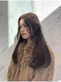 柔らかマロンベージュ
