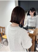 小顔タッセルボブ×似合わせカット[ボブ/縮毛矯正/横浜韓国]