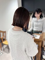 ネオリーブ クーロ(Neolive curro)&nbsp;小顔タッセルボブ×似合わせカット[ボブ/縮毛矯正/横浜韓国]