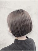 フェイスフレーミングボブインナーカラーボブ切りっぱなしボブ