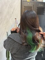 ヴァイス 渋谷店(VAICE)&nbsp;インナーカラー/グリーン/推しカラー