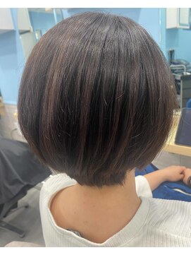 アンフィ 神奈川新町(Anphi) 襟足スッキリ☆ショートボブ＆アッシュブラウン