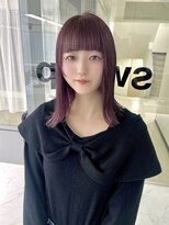 ラベンダーカラー×ブリーチ