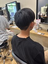 アルター(aL ter) 【ツーブロックショート】ブルーブラック/フェザーパーマ/小野