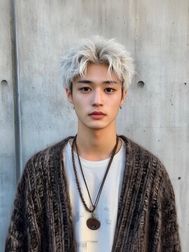 イル(iLe.) ブリーチ/スペインカール/スパイキーショート/ブルーブラック