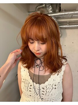 ノラ シブヤ(NORA) オレンジブラウン.オレンジベージュ.暖色カラー