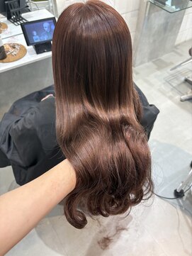 ヘアーメイクチック(HAIR MAKE CHiC) ピンクブラウンチョコレートブラウン艶カラー
