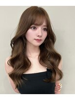 リッカ(LICCA)&nbsp;(licca内堀)韓国ヘア×レイヤーカット×ブラウンカラー