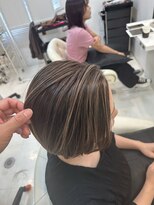 アヤメ 巣鴨店(ayame)&nbsp;(ayame巣鴨)白髪ぼかしハイライト_ボブ_tokio_グレージュ/巣鴨10