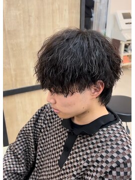 エッジ(EDGE) 大分メンズ刈らないマッシュツイストスパイラルパーマスタイル