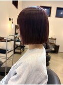 暖色ボブ