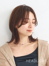 アーサス バイ ヘッドライト 新潟近江店(ursus by HEADLIGHT)&nbsp;小顔似合わせ韓国ミディアムレイヤーウルフくびれイメチェン前髪