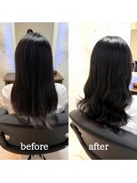 シエン 本店(CIEN)&nbsp;CIEN 杉本希 暗髪でも重く見えない巻き髪風パーマ