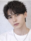 シャドウパーマ/ハーフアップバングヘッドスパ/メイキー本厚木