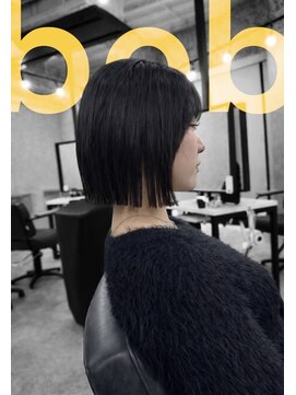 フランチェスカドットボブ(francesca.bob) ある艶縮毛矯正×切りっぱなしボブ【田野剛大】梅田