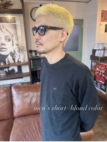 コレットヘアー ザモリオカ(Colette HAIR the MORIOKA) spiky short×blond color