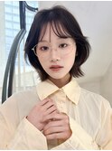 20代30代トレンドなレイヤーカットハッシュカットレイヤーボブ
