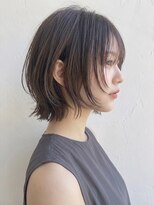 カバーヘア アカデミー 北浦和西口店(COVER HAIR ACADEMY)&nbsp;秋カラーブリーチなしクラゲヘア/ショートボブグレージュp北浦和