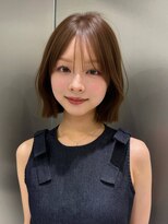 サンドイエナ 横浜店(sand yena)&nbsp;レイヤーボブ×オリーブベージュ