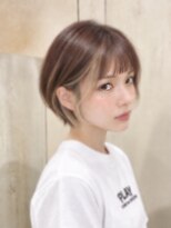 ヘアーリゾートガーデン 南林間店(Hair Resort Garden)&nbsp;シークレットインナーカラー/こっくりブラウン×ミルクベージュ