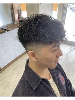 Barber shop ON【11月上旬OPEN（予定）】の写真/波巻き・ツイストスパイラルなど最旬デザインもお任せ！セットが劇的に楽になるパーマ。